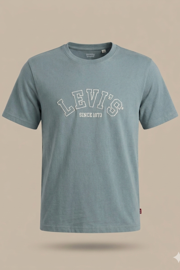 Levi's Men's Slate Blue Cotton T-Shirt