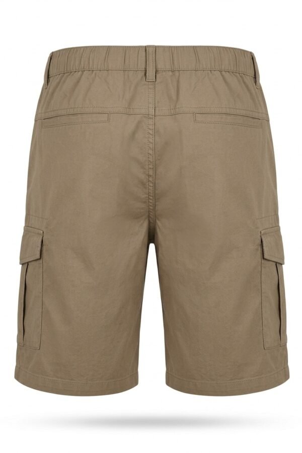 Khaki Brown Cargo Shorts