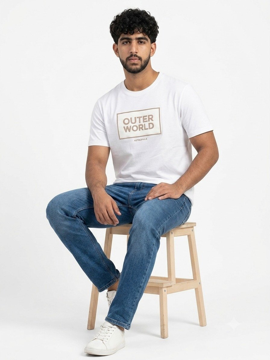 White Graphic T-Shirt - Image 4