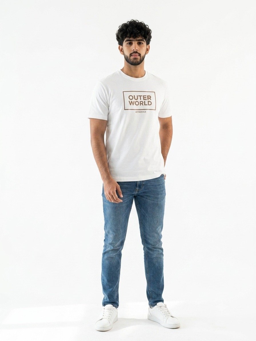 White Graphic T-Shirt