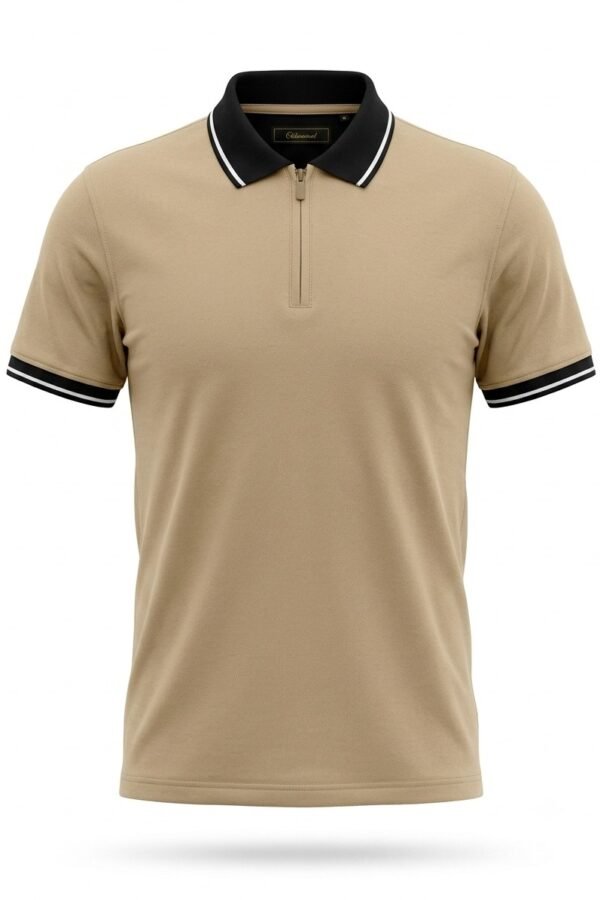 Beige Polo T-Shirt