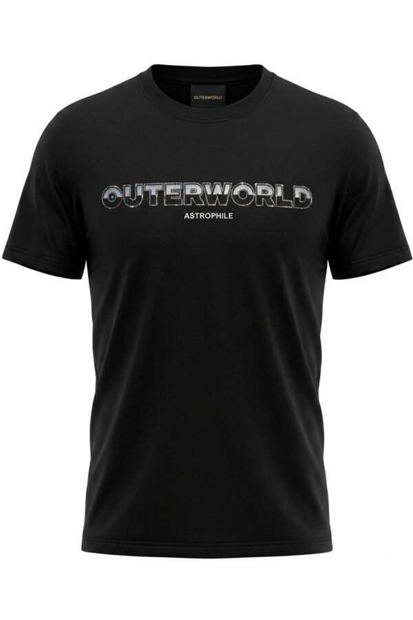 Men's Black Graphic T-Shirt