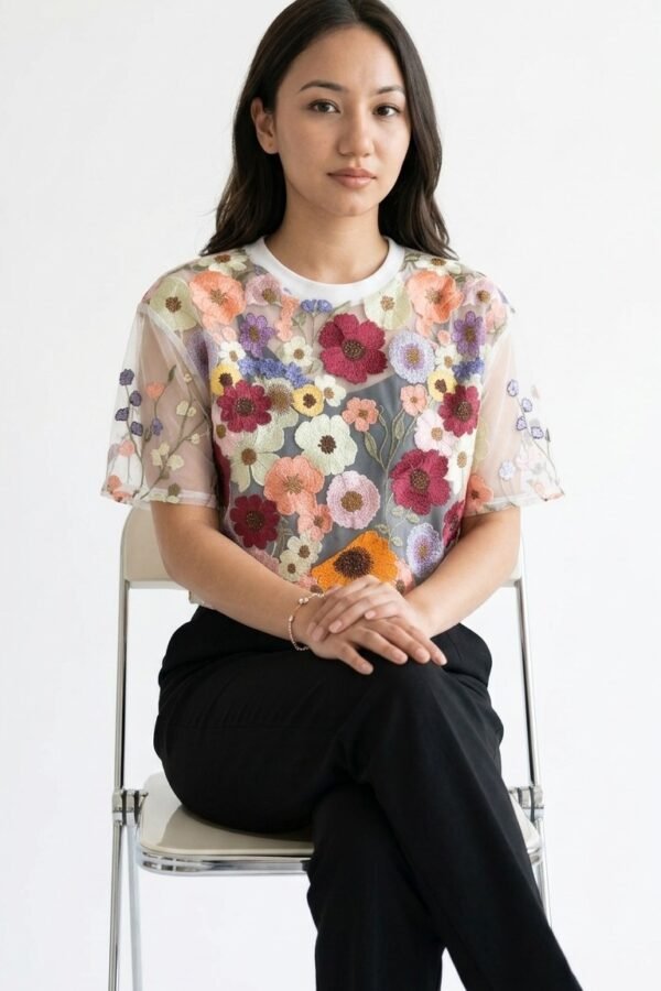 Women's Short Sleeve Crop Top