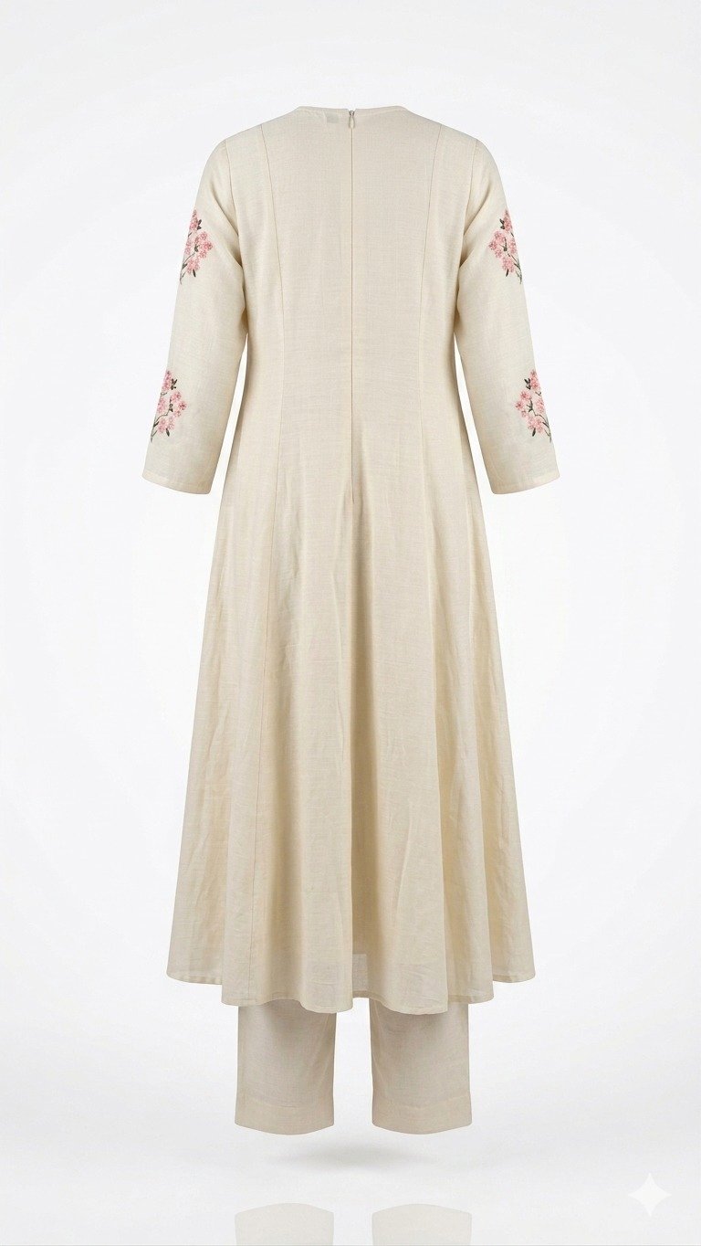 Women's Off-White Floral 3-Piece Set - Image 2