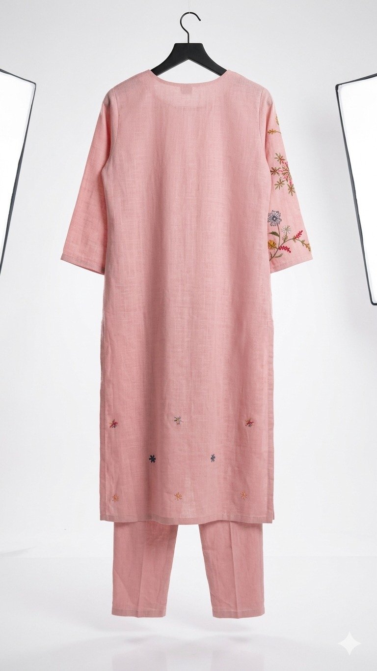 Women's Dusty Rose Floral 3-Piece Set - Image 5