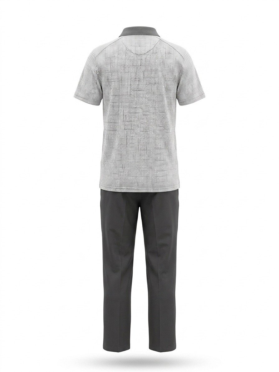 Men's White Trouser Set - Image 3
