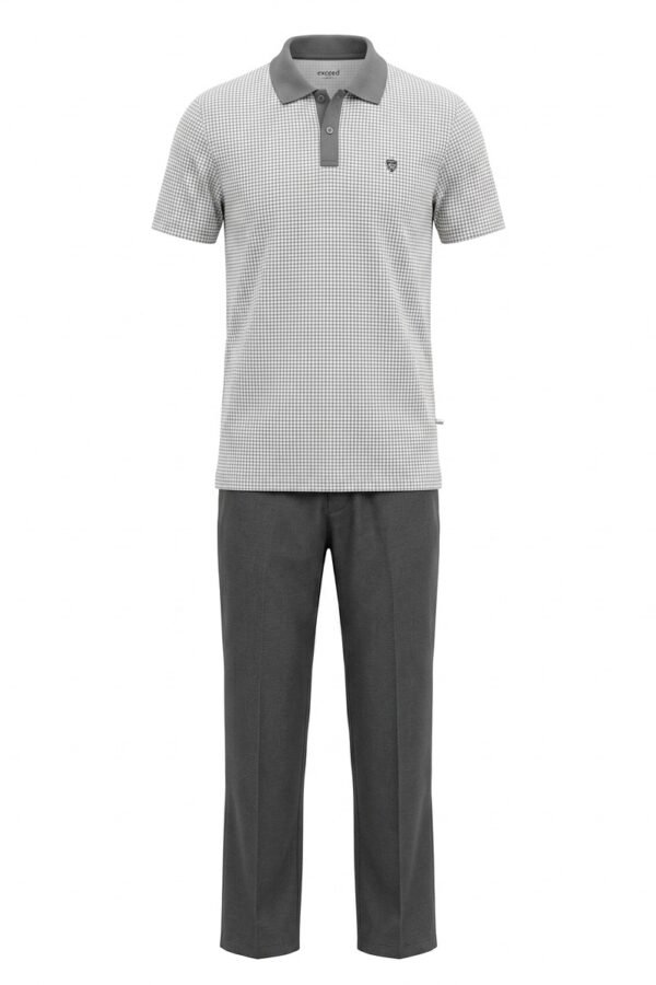 Men's White Trouser Set