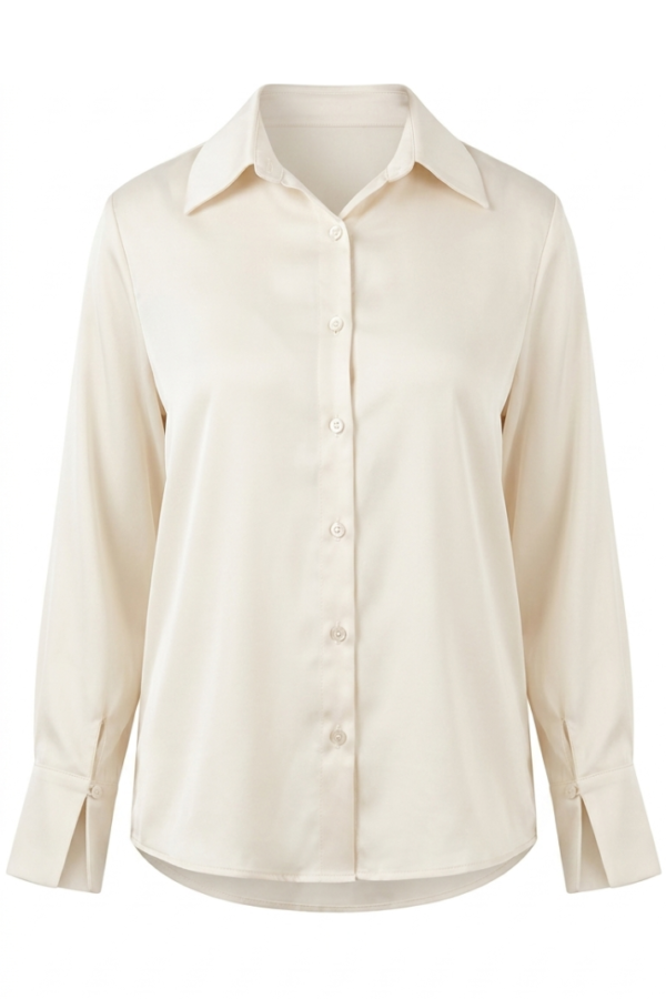Women Solid Beige Shirt