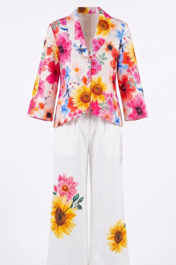 Floral Blazer Co-ord Set