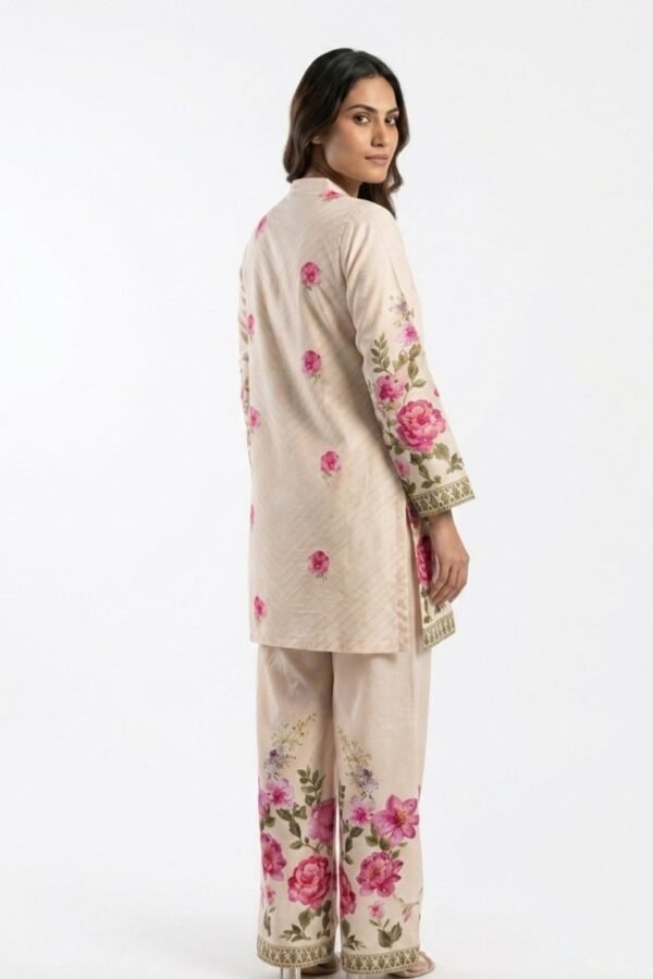 Floral Embroidered Kurta Pant Set