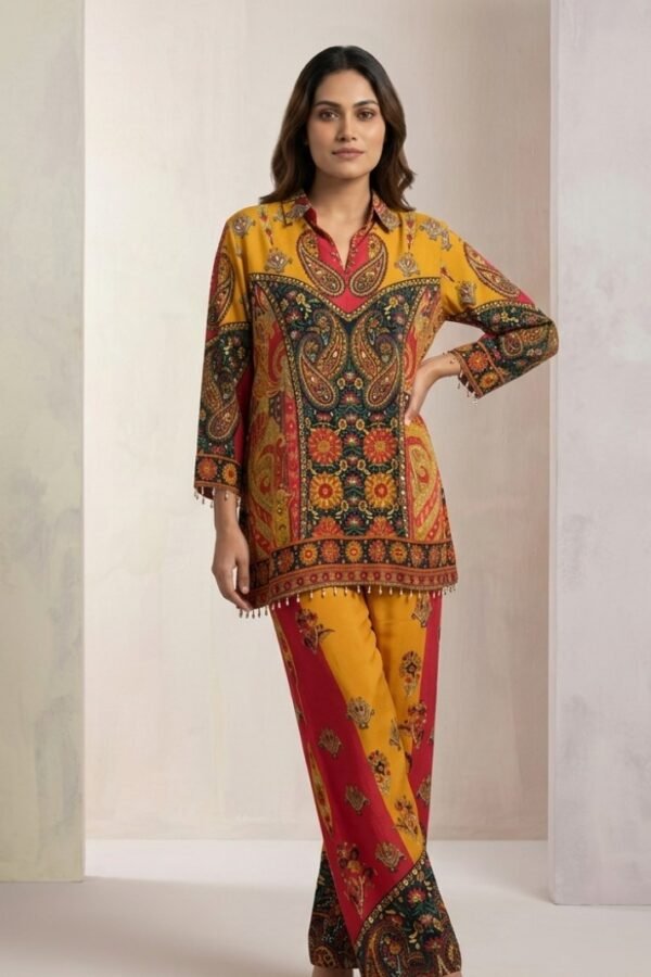Printed Paisley Co-ord Set