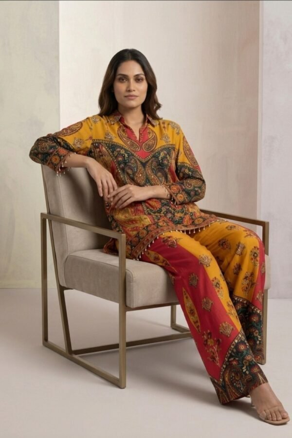 Printed Paisley Co-ord Set