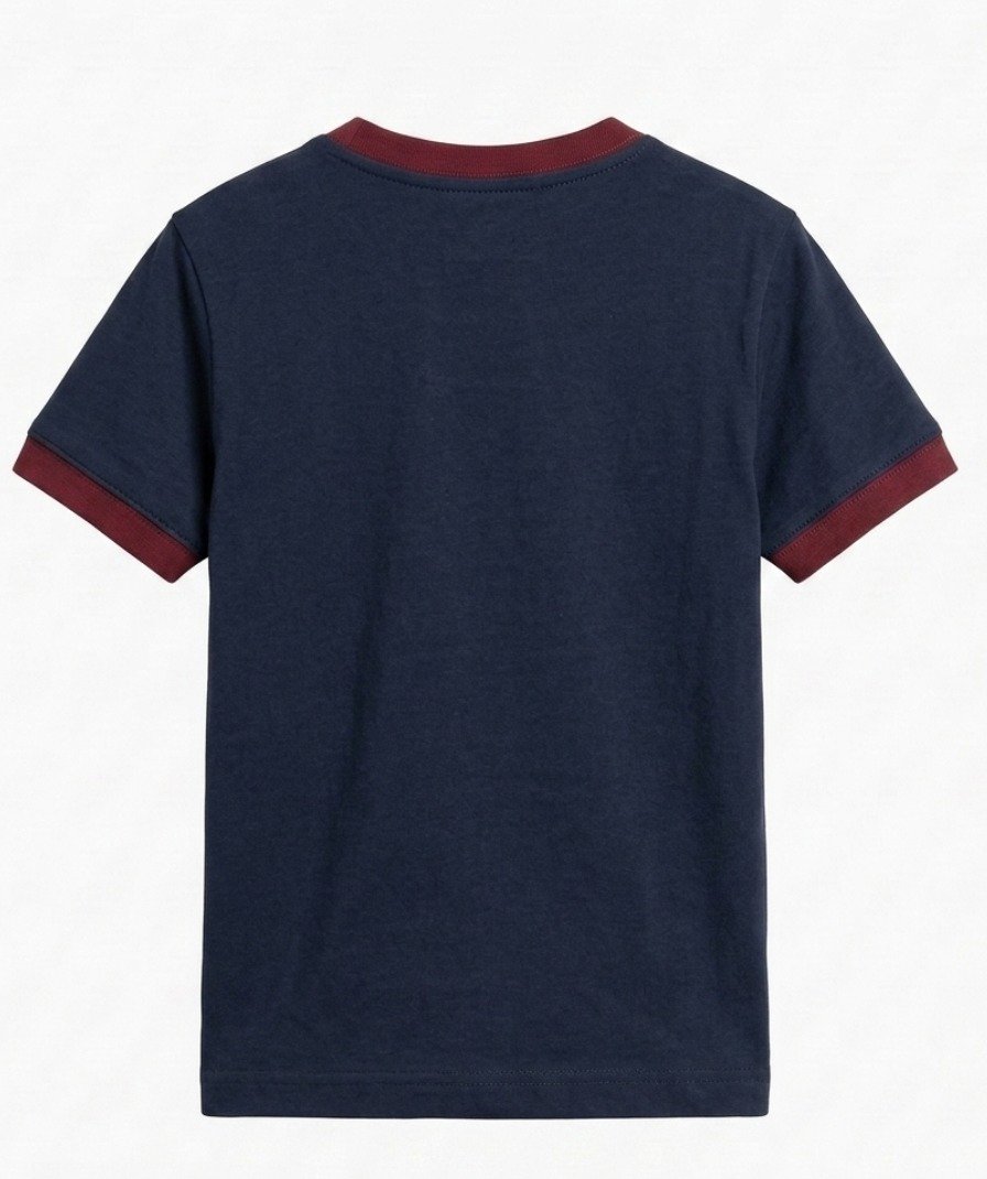Boys Navy Graphic Casual T-Shirt - Image 2