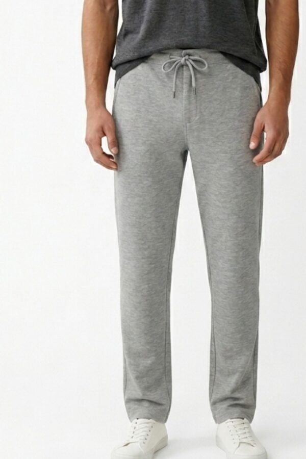 Grey Melange Track Pants