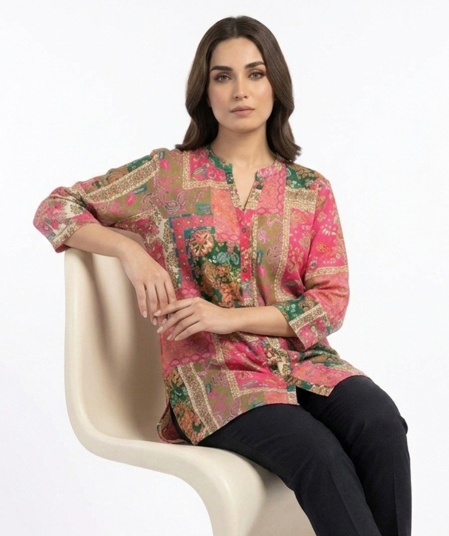 Pink Patchwork Tunic - Image 5