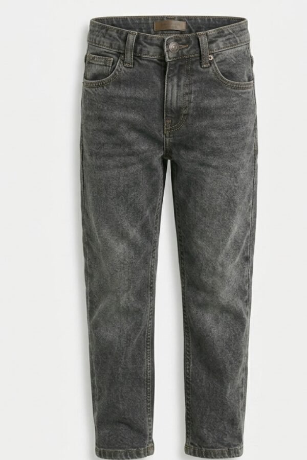 Washed Charcoal Denim Jeans