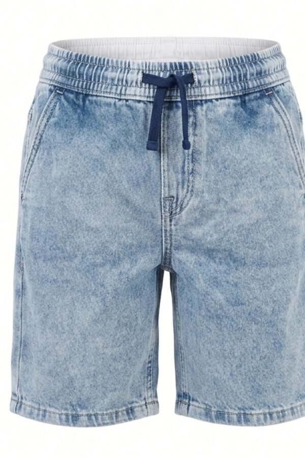 Boys Acid Wash Denim Shorts
