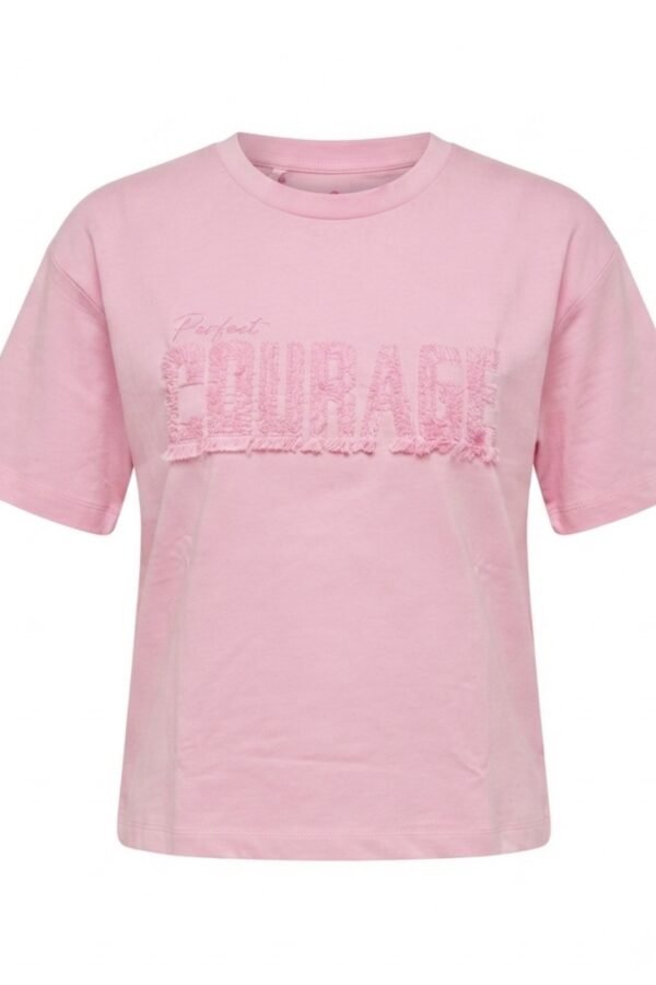 Women's Pink Graphic Print T-Shirt