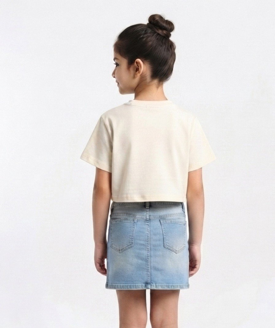 Cherry Print Crop T-Shirt - Image 3