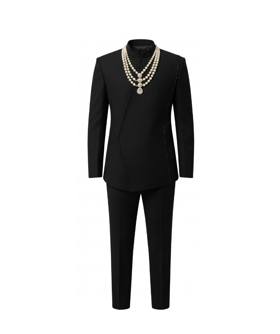 Jodhpuri Bandhgala Suit Set - Image 2
