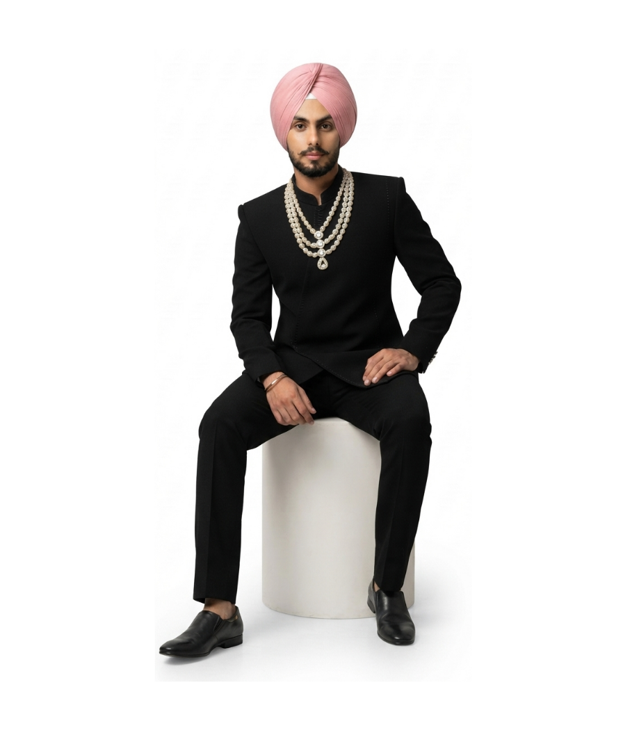 Jodhpuri Bandhgala Suit Set - Image 3