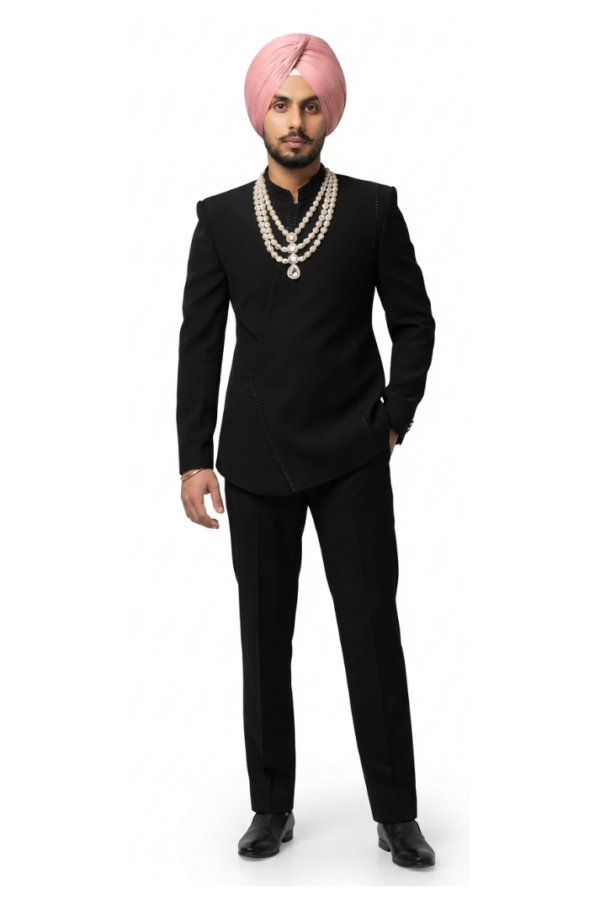 Jodhpuri Bandhgala Suit Set