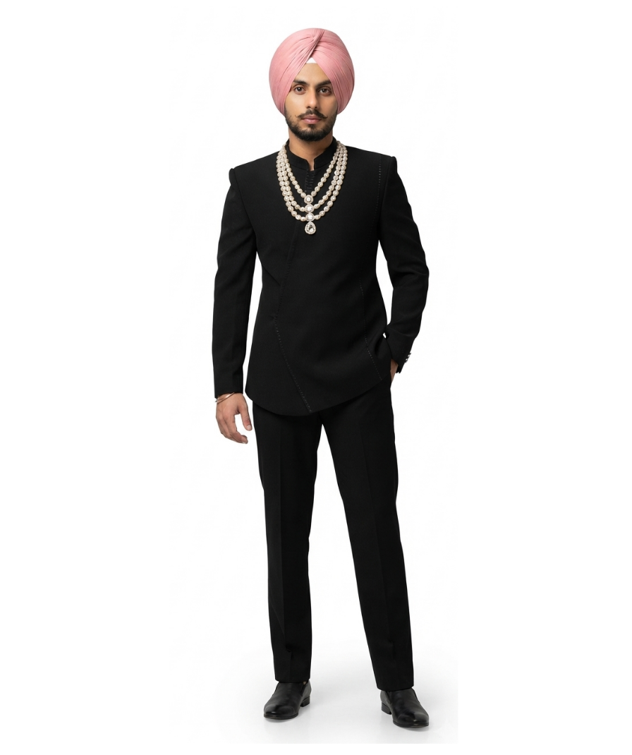 Jodhpuri Bandhgala Suit Set